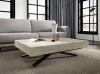 Ławostół rozkładany Sonic X 120-200 cm do salonu  - White Chromix