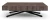 Ławostół rozkładany Sonic X 120-200 cm do salonu  - Anthracite Sherman Oak