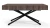 Ławostół rozkładany Sonic X 120-200 cm do salonu  - Anthracite Sherman Oak