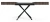 Ławostół rozkładany Sonic X 120-200 cm do salonu  - Anthracite Sherman Oak