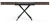 Ławostół rozkładany Sonic X 120-200 cm do salonu  - Anthracite Sherman Oak