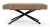 Ławostół rozkładany Sonic X 120-200 cm do salonu  - Truffle Brown Davos Oak