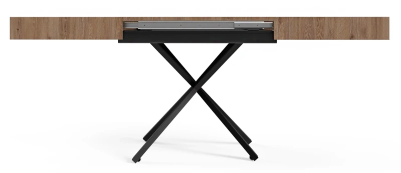 Ławostół rozkładany Sonic X 120-200 cm do salonu  - Truffle Brown Davos Oak