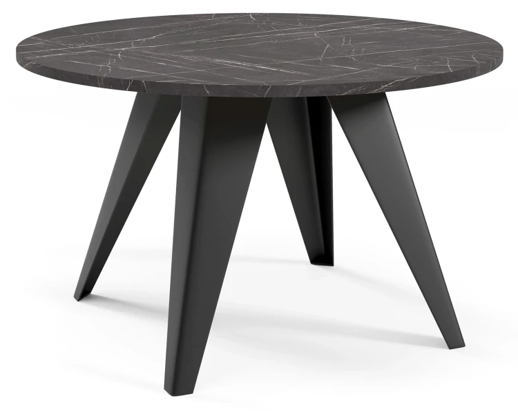 Stolik kawowy Alisse 75 cm do salonu - Black Pietra Grigia