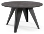 Stolik kawowy Alisse 75 cm do salonu - Black Pietra Grigia