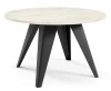 Stolik kawowy Alisse 75 cm do salonu - White Chromix