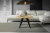 Stolik kawowy Alisse 75 cm do salonu - Natural Halifax Oak