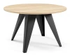 Stolik kawowy Alisse 75 cm do salonu - Natural Halifax Oak