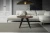 Stolik kawowy Alisse 75 cm do salonu - Anthracite Sherman Oak