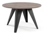 Stolik kawowy Alisse 75 cm do salonu - Anthracite Sherman Oak