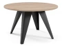 Stolik kawowy Alisse 75 cm do salonu - Truffle Brown Davos Oak