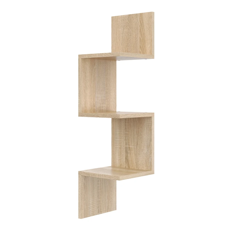 Półka Narożna Mini wybarwienia drewna