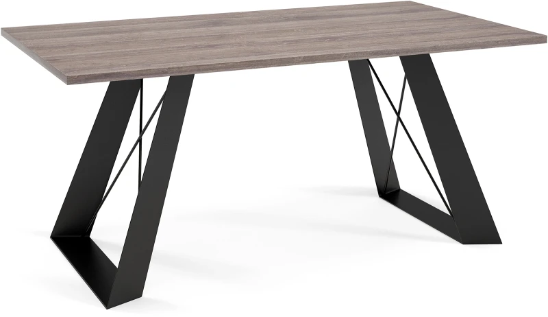 Stolik kawowy Sooma 120 cm do salonu - Anthracite Sherman Oak