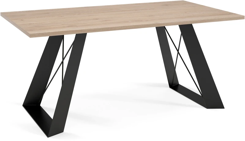 Stolik kawowy Sooma 120 cm do salonu -Truffle Brown Davos Oak