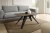 Stolik kawowy Heven 120 cm do salonu - Dark Grey Chicago Concrete