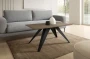 Stolik kawowy Heven 120 cm do salonu - Dark Grey Chicago Concrete