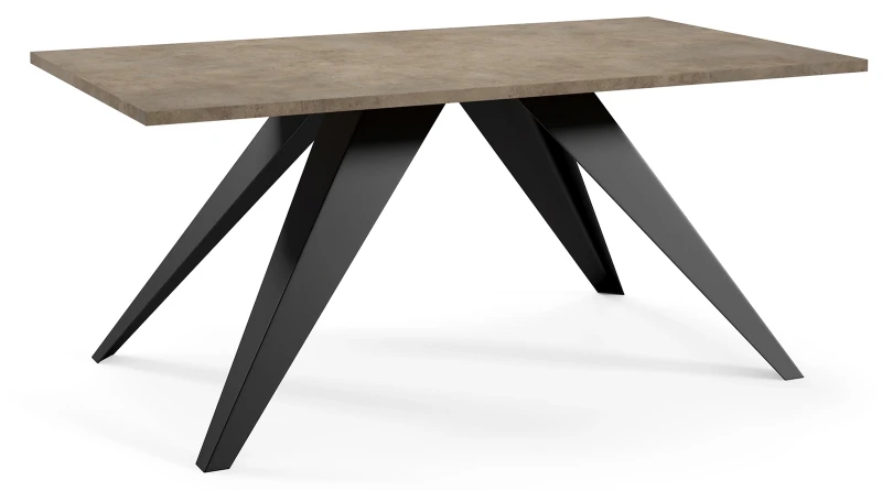 Stolik kawowy Heven 120 cm do salonu - Dark Grey Chicago Concrete