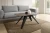 Stolik kawowy Heven 120 cm do salonu - Anthracite Sherman Oak