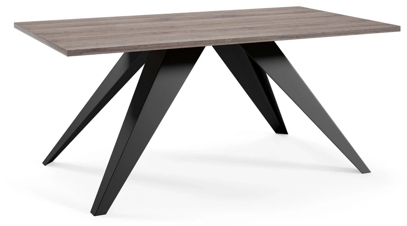 Stolik kawowy Heven 120 cm do salonu - Anthracite Sherman Oak