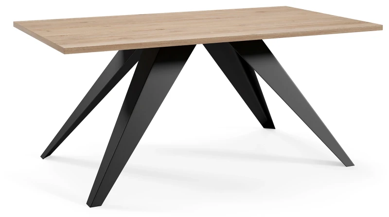 Stolik kawowy Heven 120 cm do salonu - Truffle Brown Davos Oak