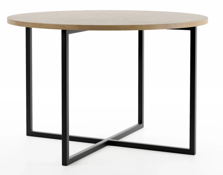 Stolik kawowy Trades 75 cm do salonu okrągły - Oak Craft