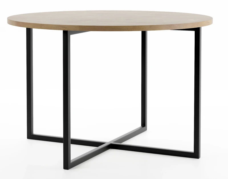 Stolik kawowy Trades 75 cm do salonu okrągły - Oak Craft