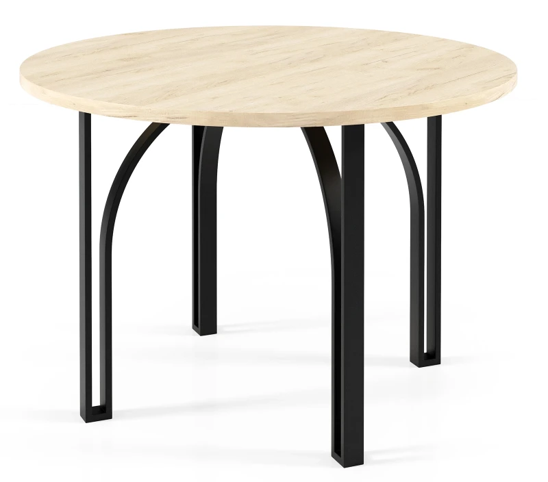 Stolik kawowy Tectonica 75 cm do salonu okrągły - Oak Craft