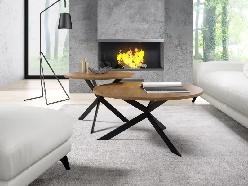 Zestaw stolików kawowych Camma do salonu - lefkas