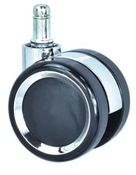 Kółka nylonowe CT65-693PA do foteli obrotowych komplet 5 szt