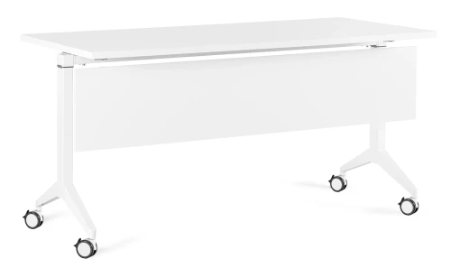 Biurko Yumi S z panelem maskującym 150x70 cm Biały