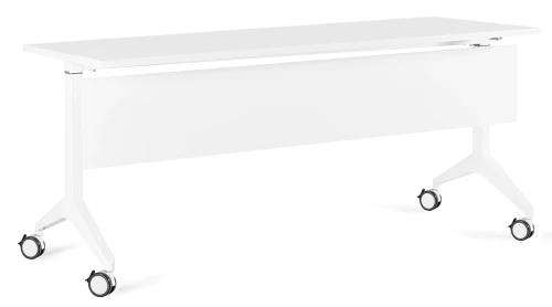 Biurko Yumi S z panelem maskującym 180x70 cm Biały