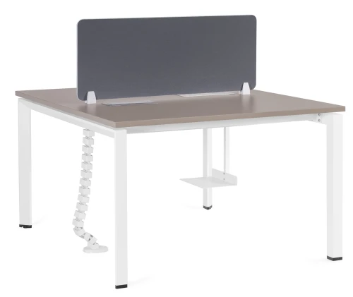 Biurko Pason Workstation II 120x140 cm Beżowy