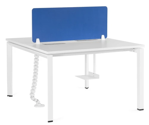 Biurko Pason Workstation II 120x140 cm Biały