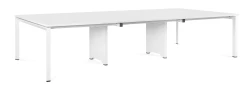 Biurko Pason Workstation VI 360x140 cm Biały