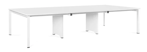 Biurko Pason Workstation VI 360x140 cm Biały