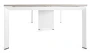 Biurko Pason Workstation IV 240x140 cm Beżowy