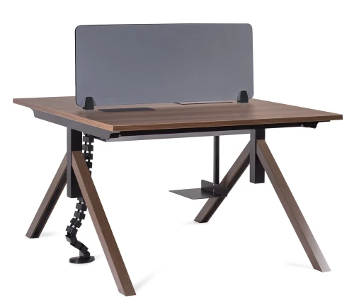 Biurko Mars Workstation II 120x140 cm Orzech