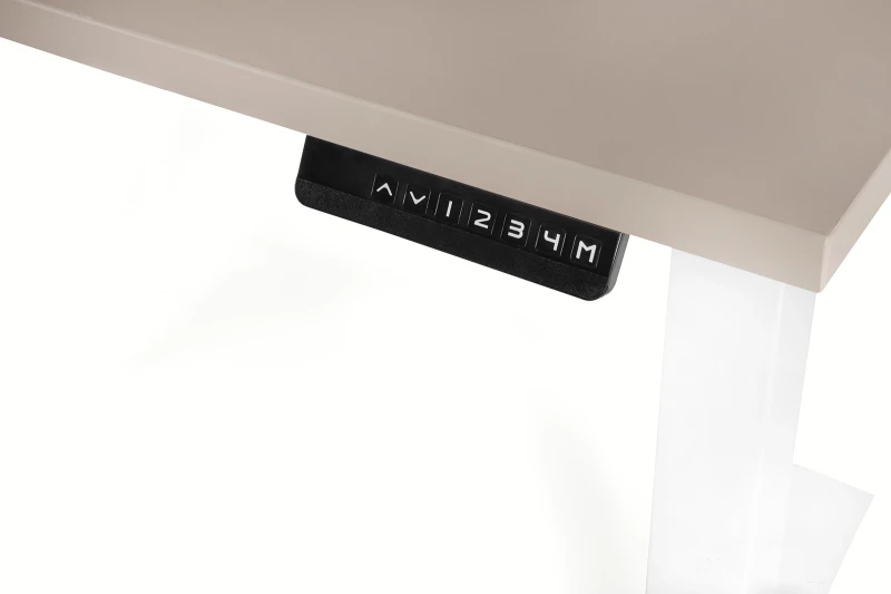 Biurko Fighter Single Desk 140x70 cm Beżowy