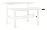 Biurko Fighter Double Desk 140x140 cm Biały