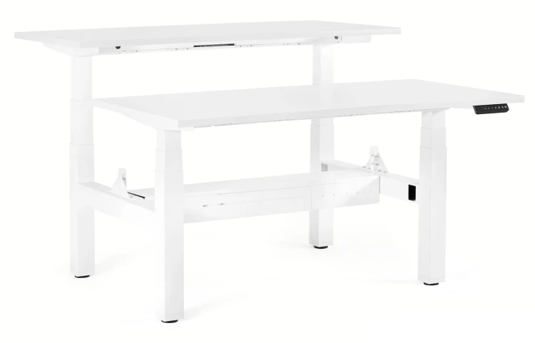 Biurko Fighter Double Desk 140x140 cm Biały
