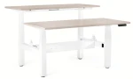 Biurko Fighter Double Desk 140x140 cm Beżowy