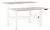 Biurko Fighter Double Desk 140x140 cm Beżowy
