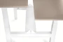 Biurko Fighter Double Desk 140x140 cm Beżowy