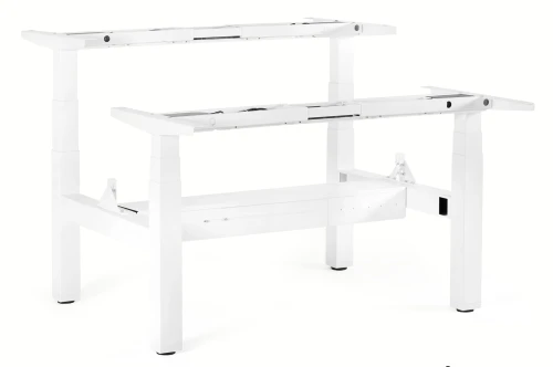 Biurko Fighter Double Desk 140x140 cm Beżowy