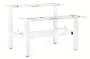Biurko Fighter Double Desk 140x140 cm Beżowy