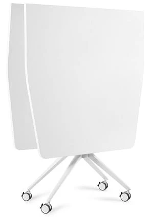 Biurko Carl Table 240x100 cm z funkcją składania na kółkach Biały