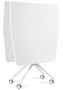 Biurko Carl Table 240x100 cm z funkcją składania na kółkach Biały
