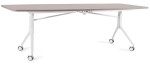 Biurko Carl Table 240x100 cm  z funkcją składania na kółkach Beżowy