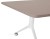 Biurko Carl Table 240x100 cm  z funkcją składania na kółkach Beżowy