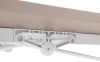Biurko Carl Table 240x100 cm  z funkcją składania na kółkach Beżowy